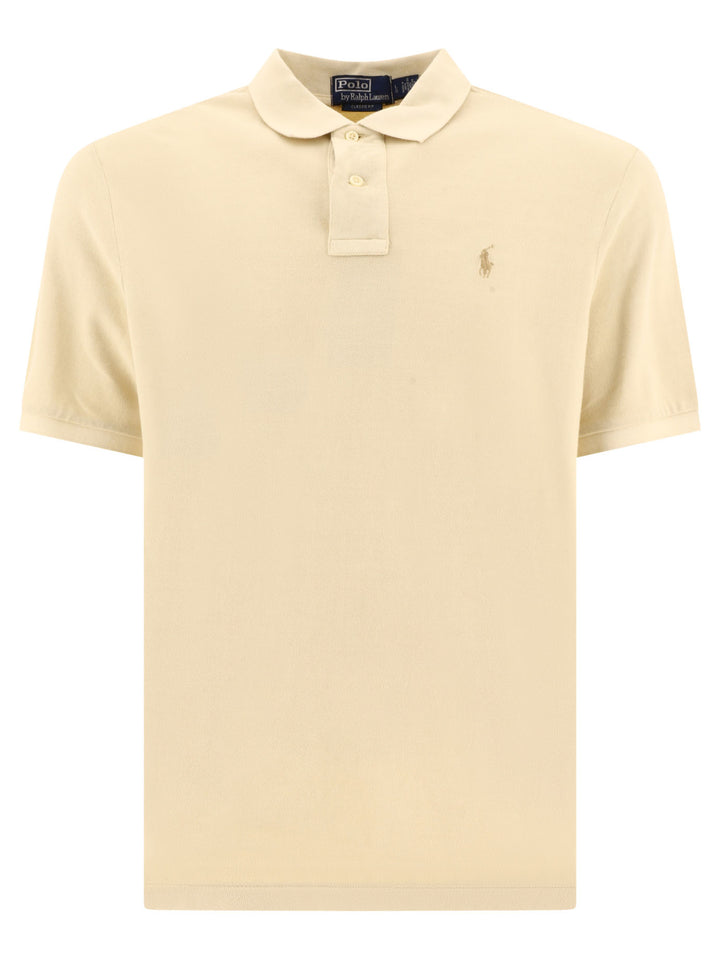 Pony Polo Shirts Beige