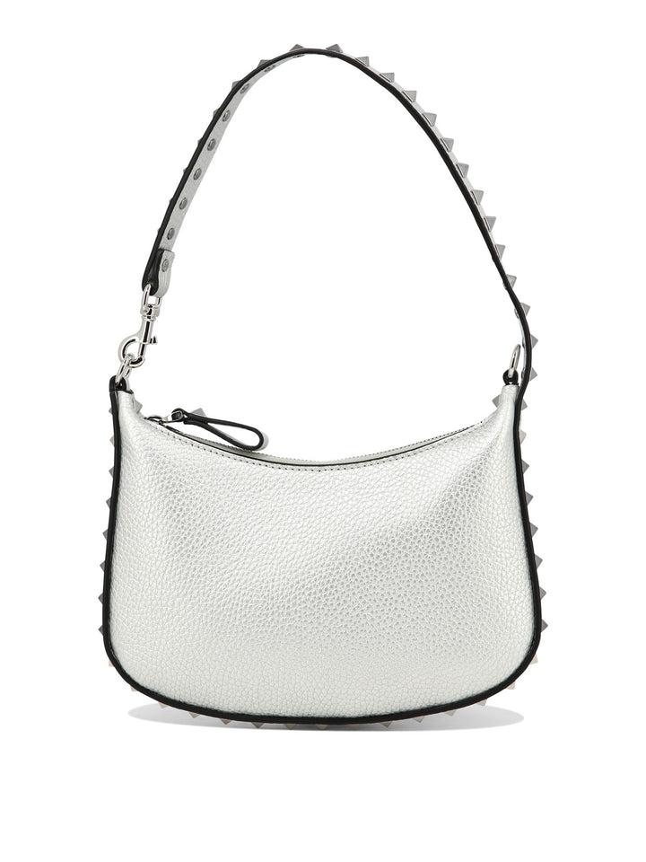 Rockstud Mini Shoulder Bags Silver