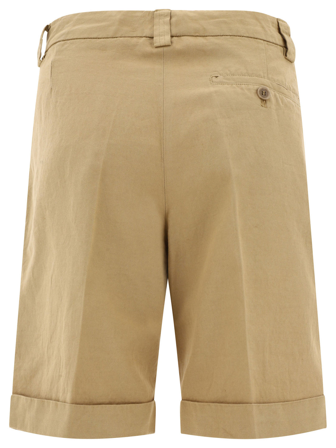 Pleated S Short Beige