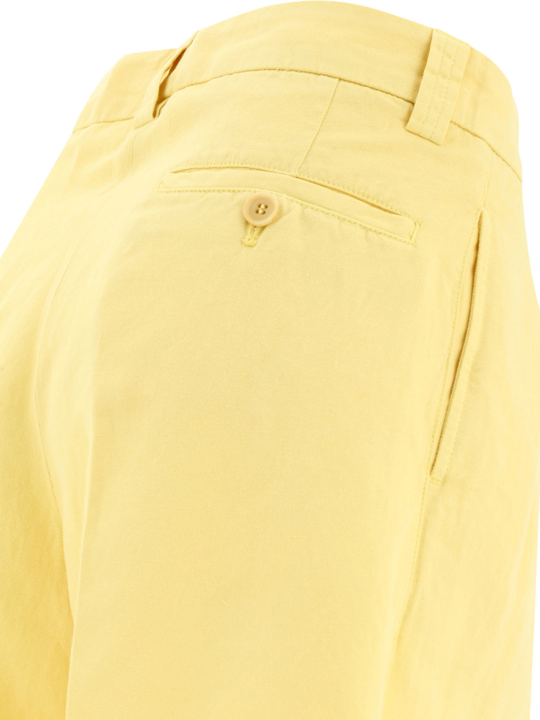 Pleated S Short Yellow