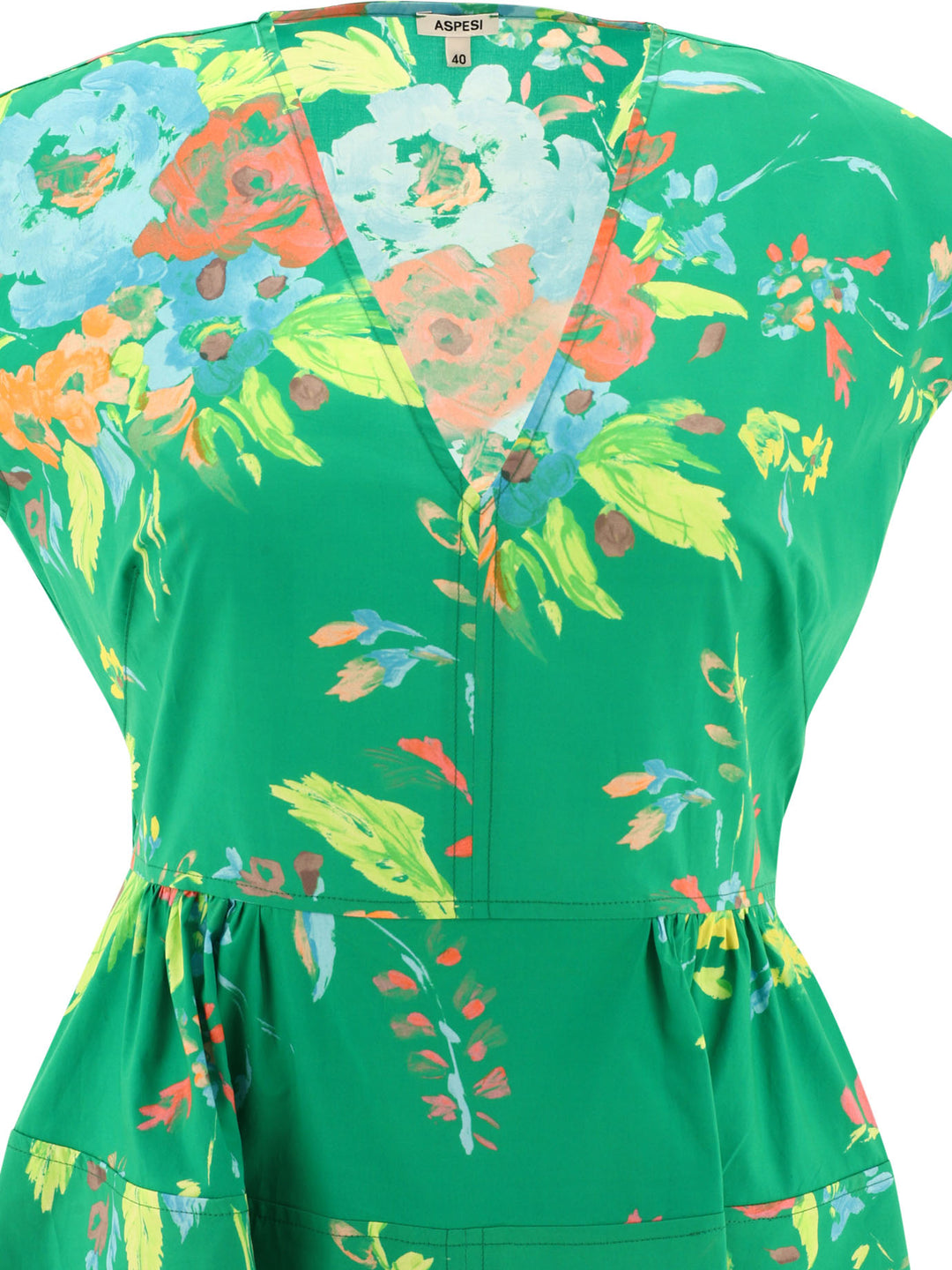 Floral-Print Dress Dresses Green