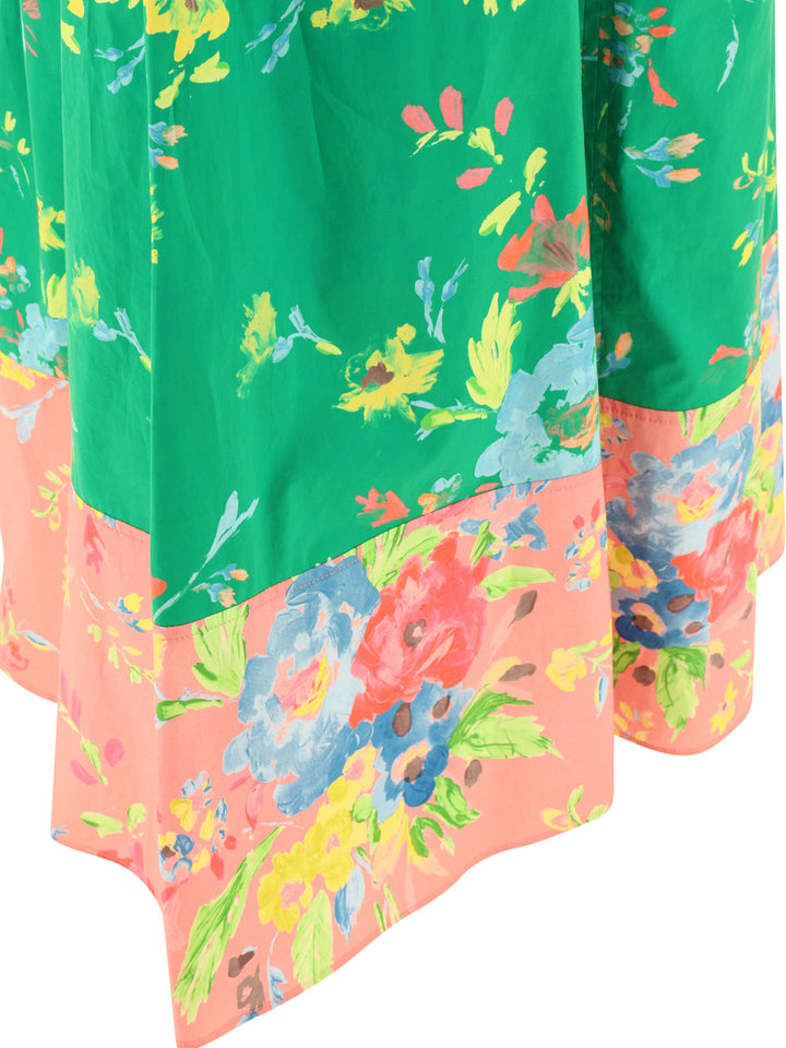 Floral-Print Dress Dresses Green