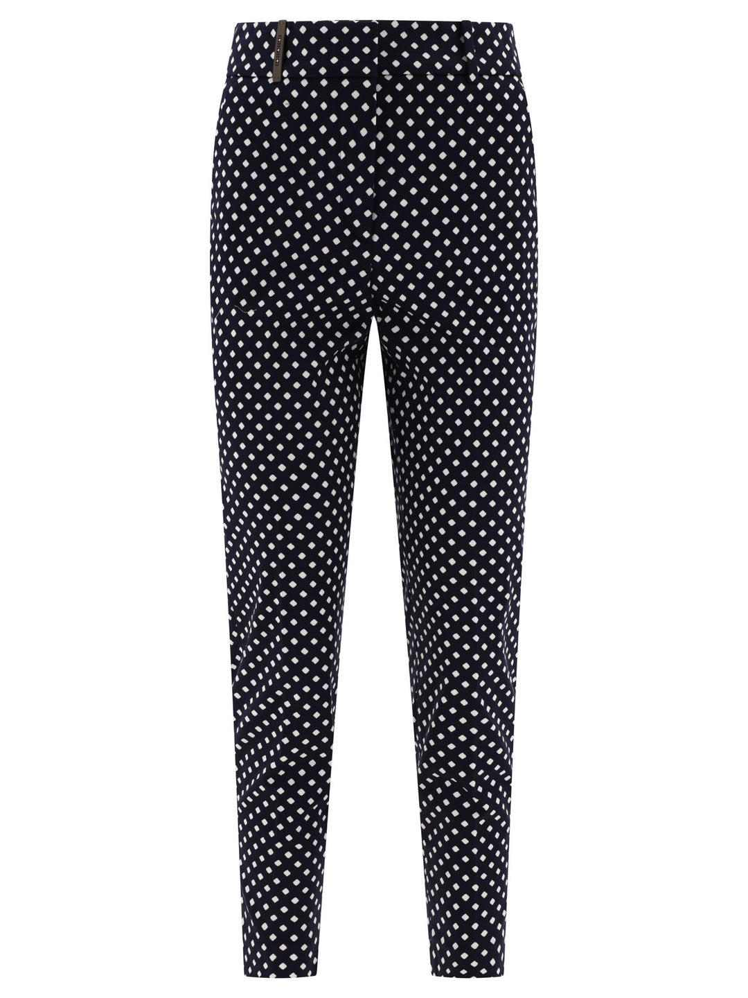 Patterned Trousers Blue