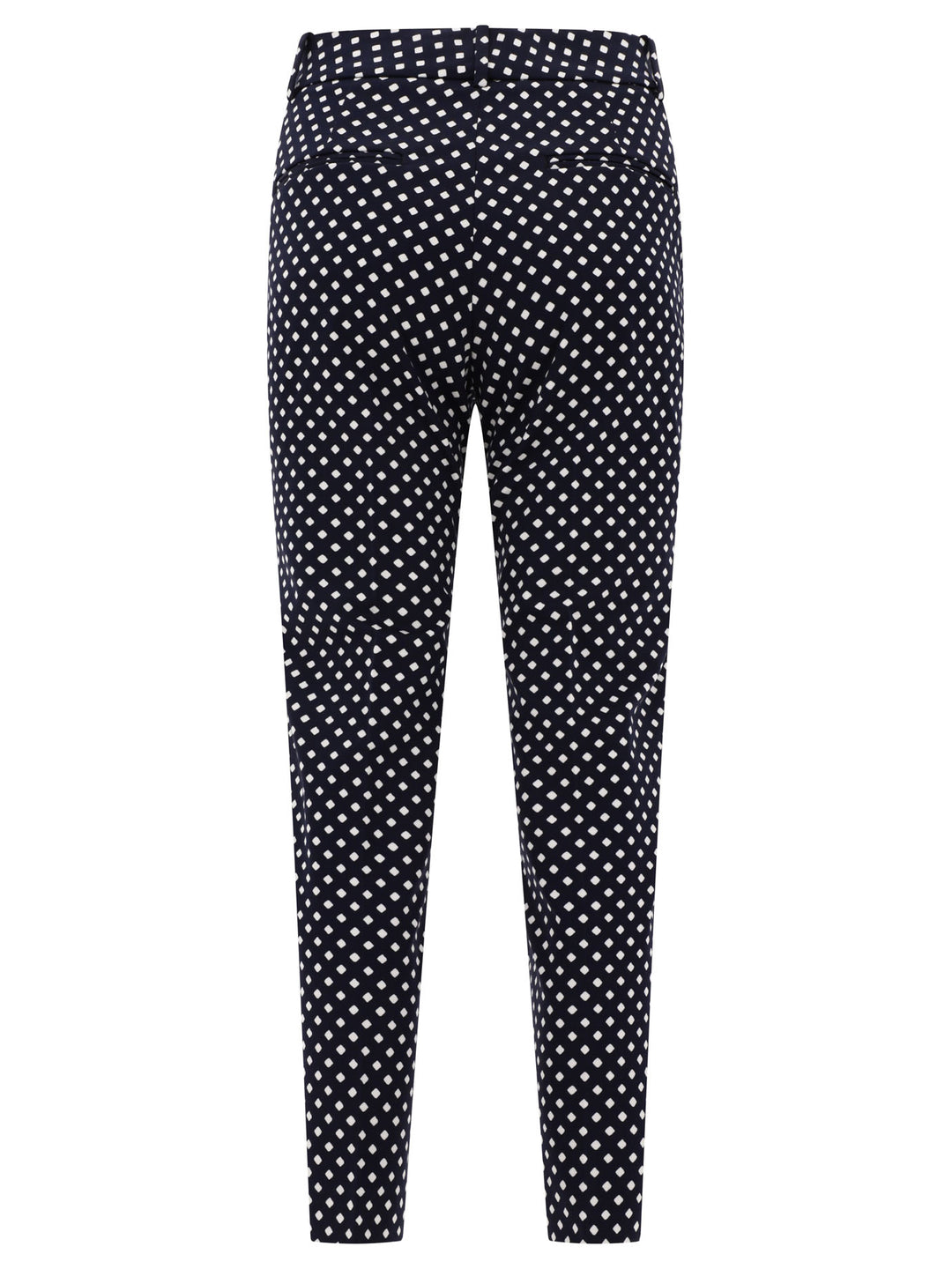 Patterned Trousers Blue