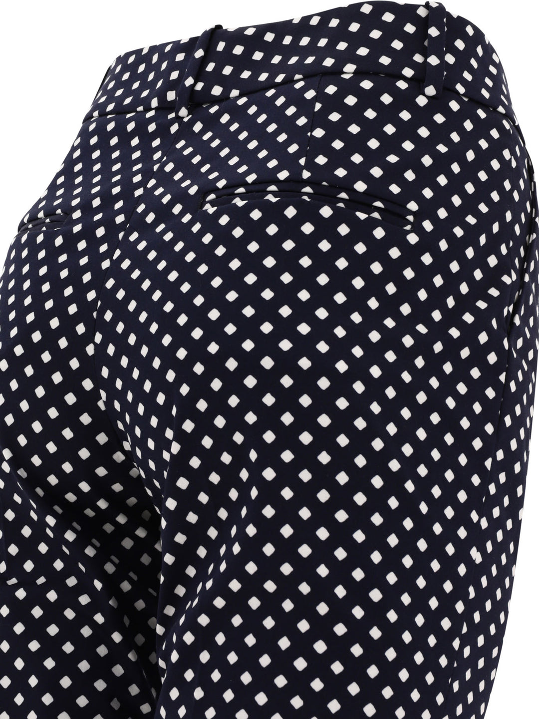 Patterned Trousers Blue