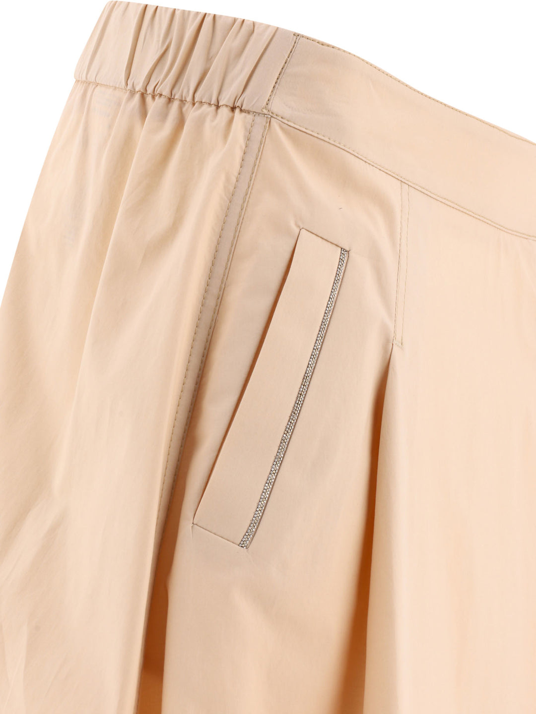 Pleated Skirt Skirts Beige