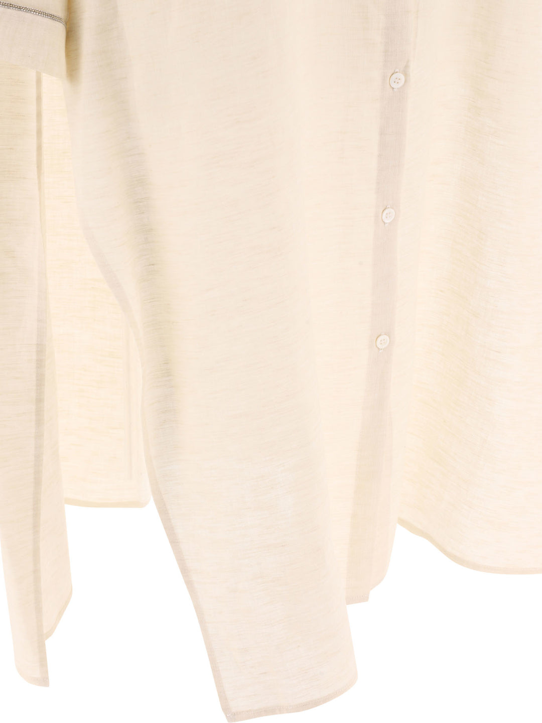 Oversize Shirt Shirts Beige