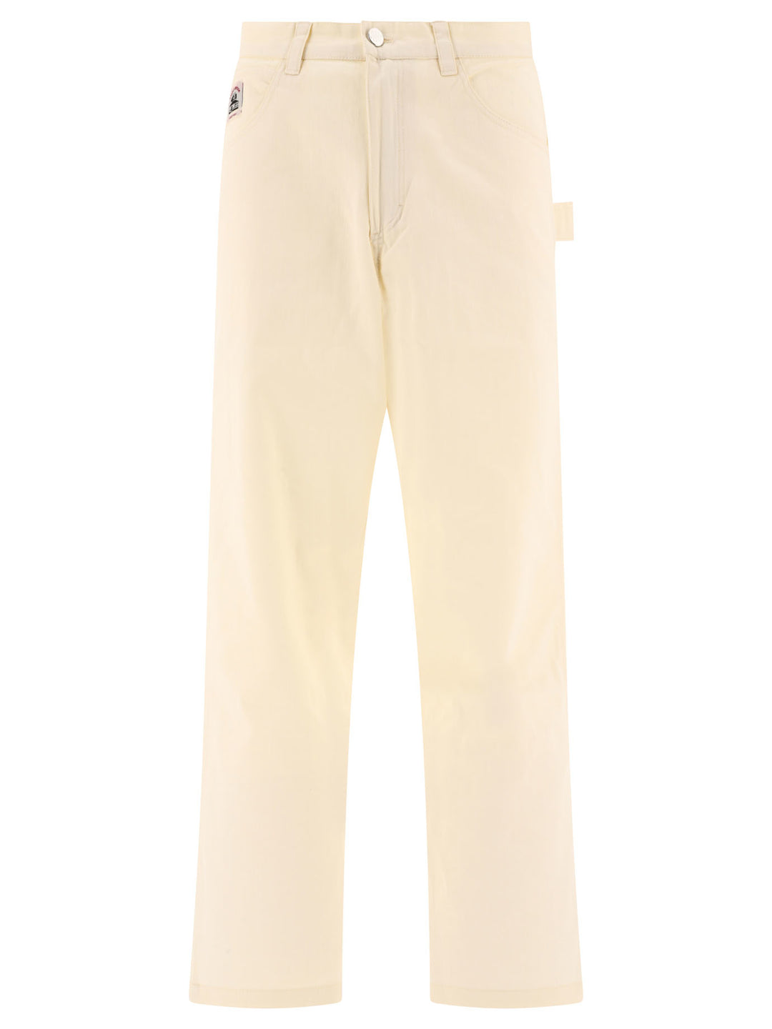 Herringbone Knolly Brook Trousers White