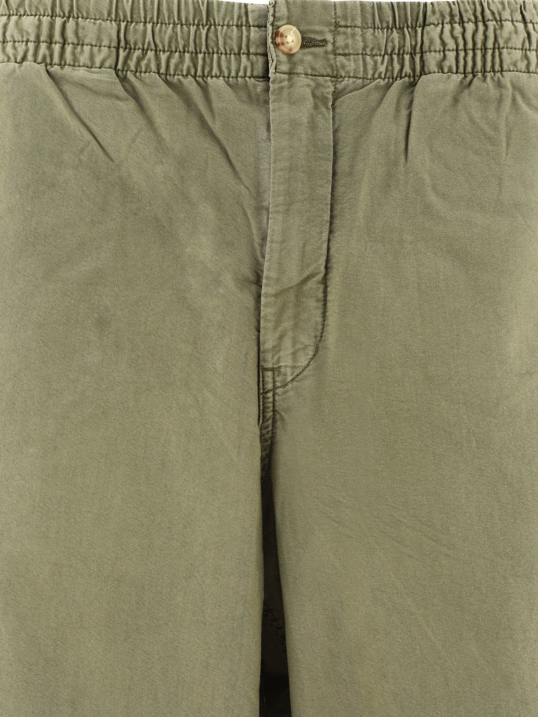 With Drawstring Trousers Green