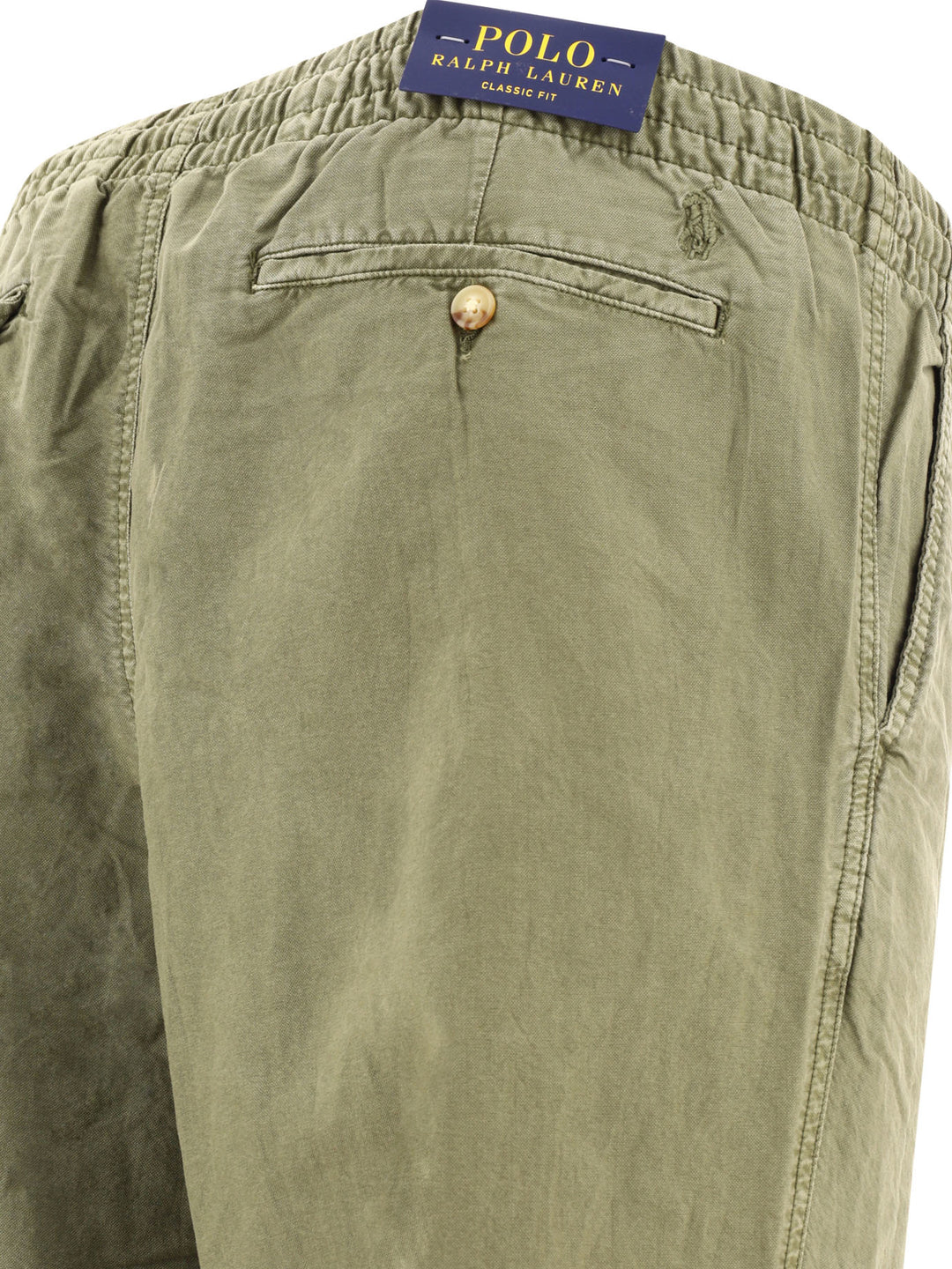 With Drawstring Trousers Green