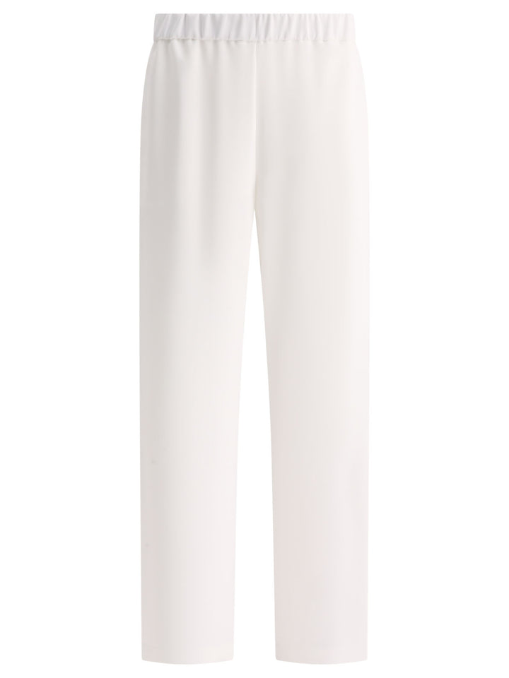 Wide Trousers White