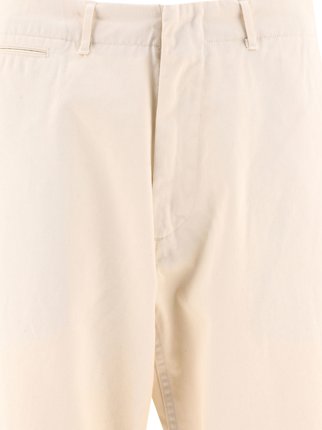 Wide Chino Trousers Beige