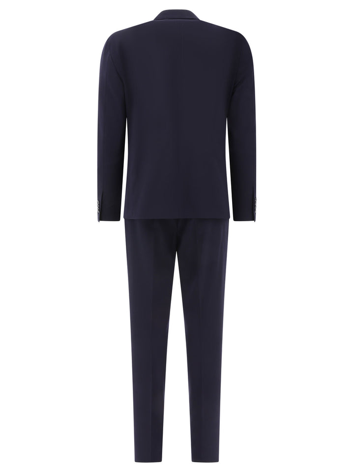 Wool-Blend Suit Suits Blue