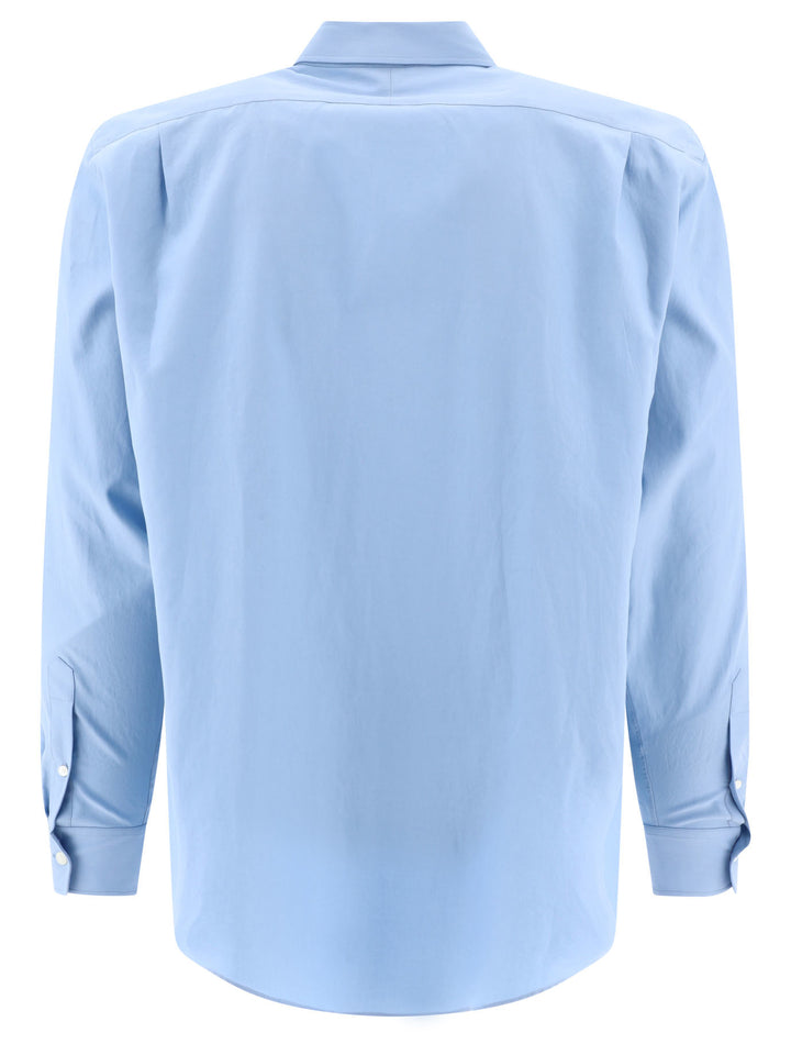 Washed Finx Twill Shirts Light Blue