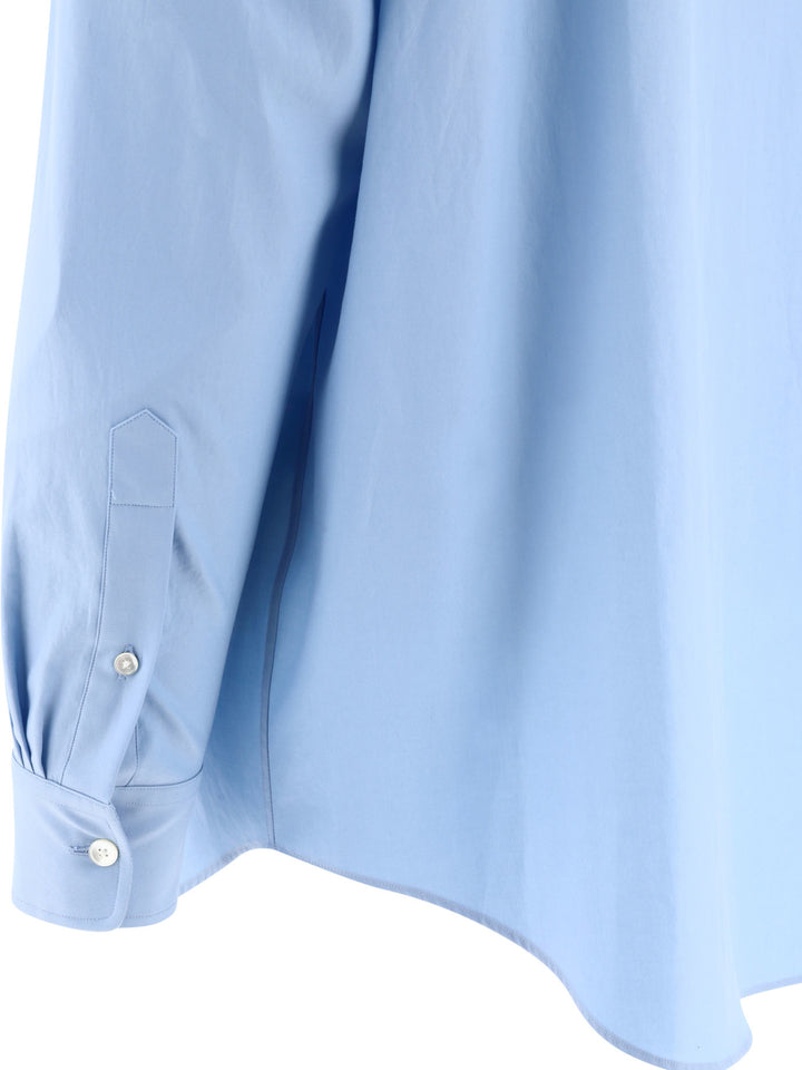 Washed Finx Twill Shirts Light Blue