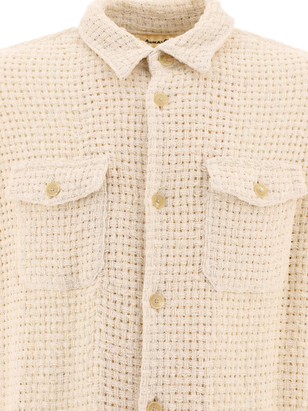 Homespun Summer Tweed Shirts White