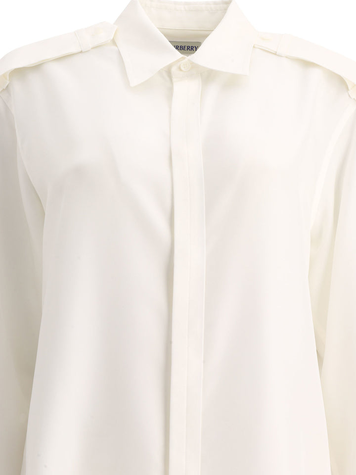 Silk Shirt Shirts White