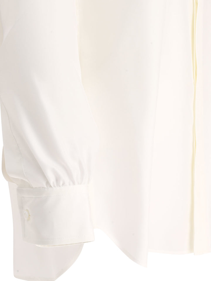 Silk Shirt Shirts White