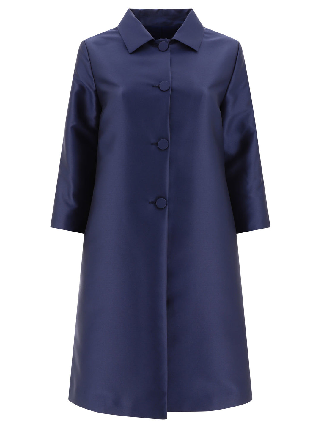 Lighweight Single-Breasted Coat Coats Blue