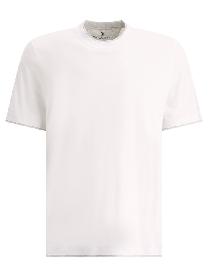 Faux Layering T-Shirts White