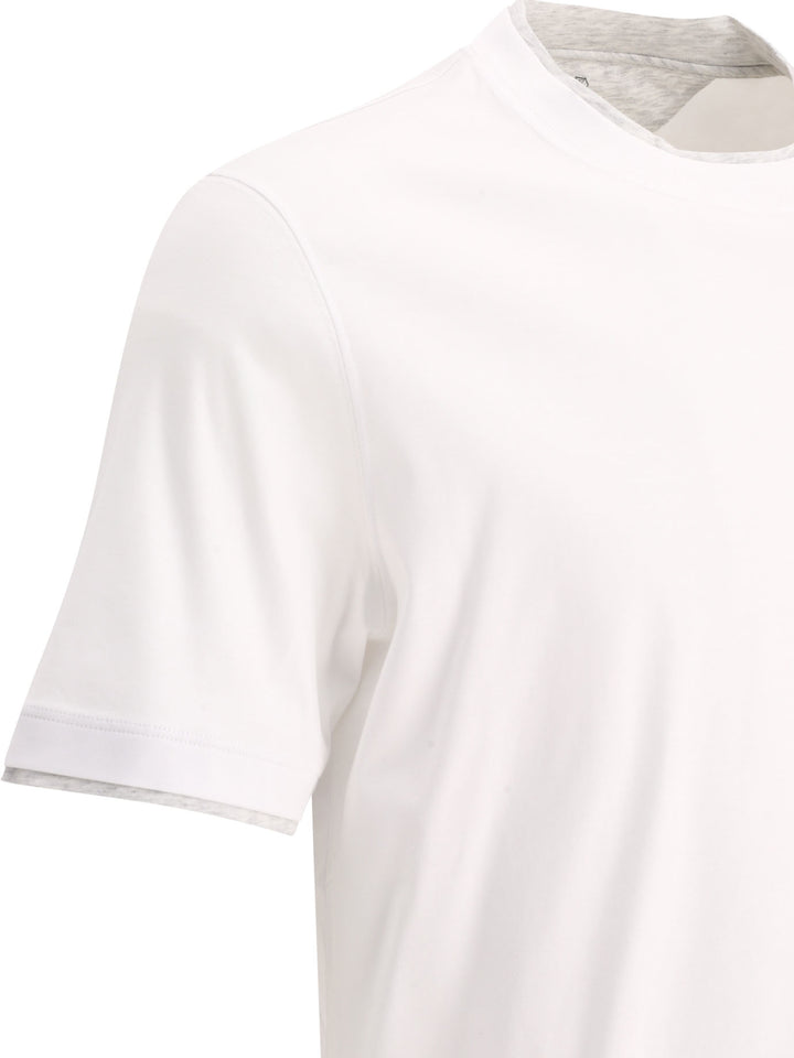 Faux Layering T-Shirts White