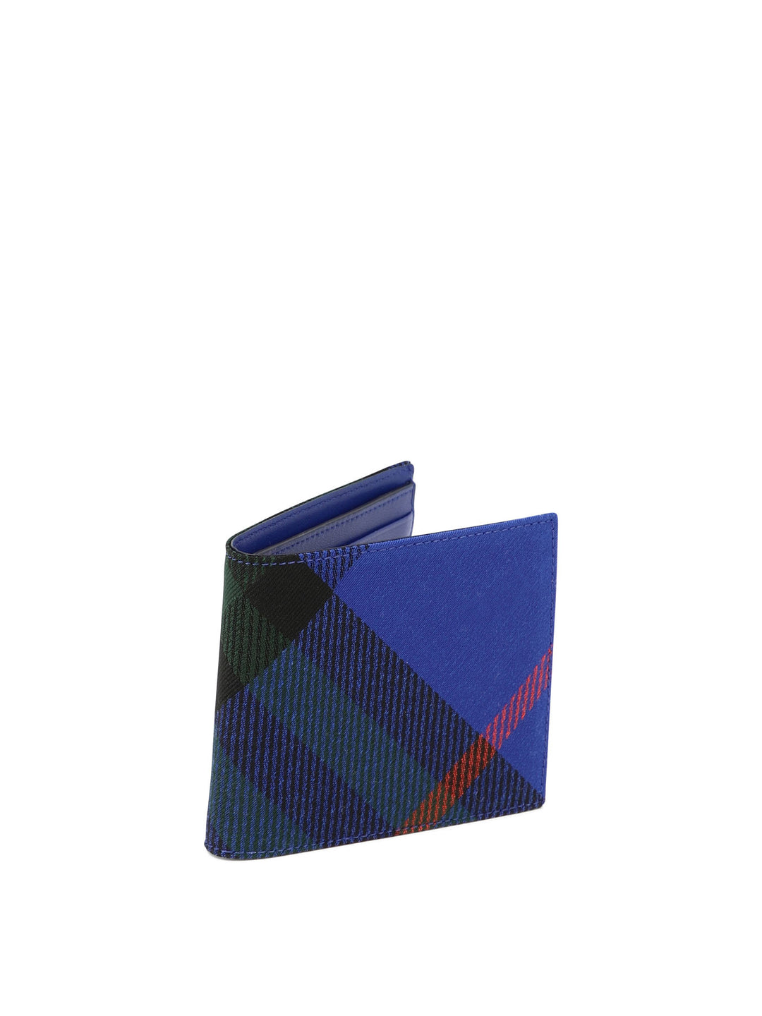 Check Bifold Wallet Wallets & Card Holders Blue