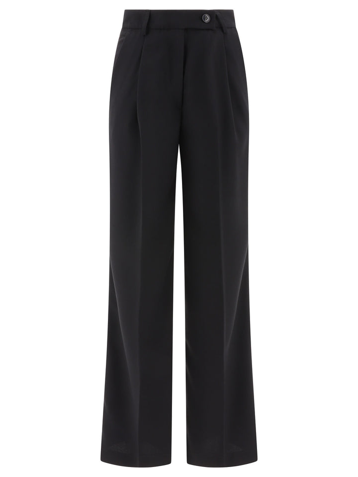 Tailored  With Pressed Crease Trousers Black