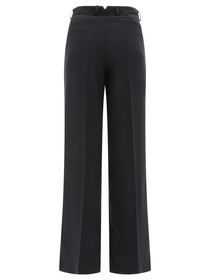 Tailored  With Pressed Crease Trousers Black