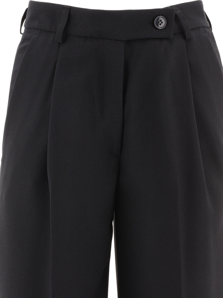 Tailored  With Pressed Crease Trousers Black