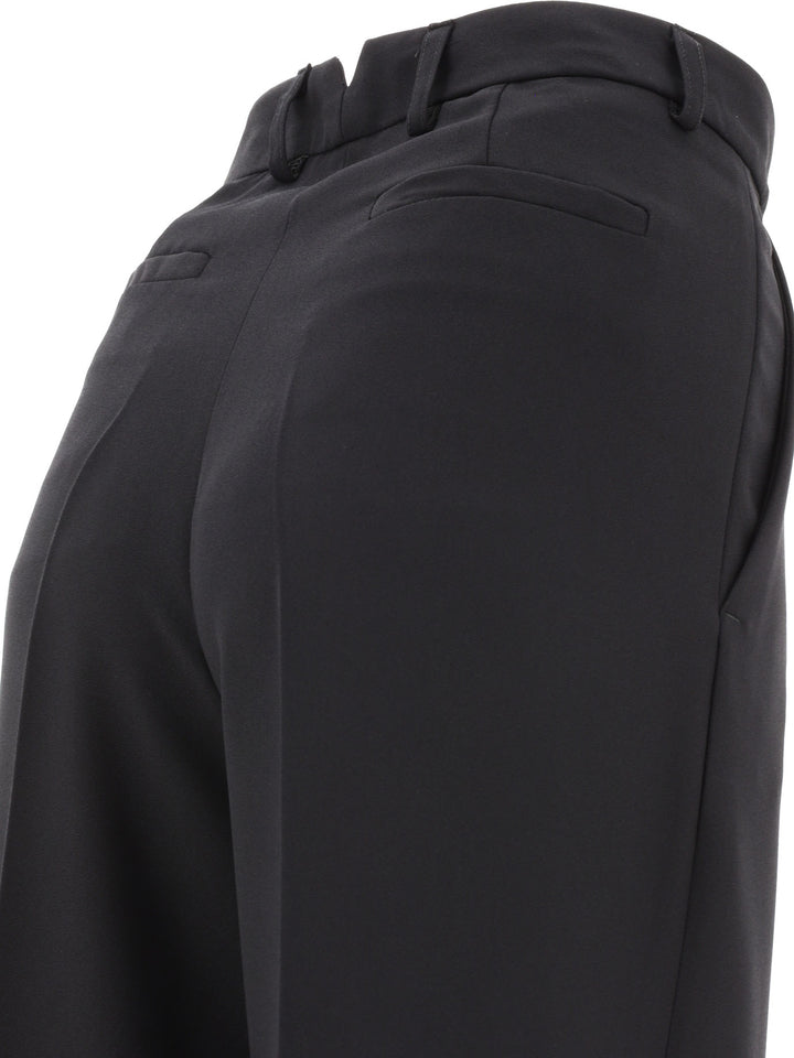 Tailored  With Pressed Crease Trousers Black