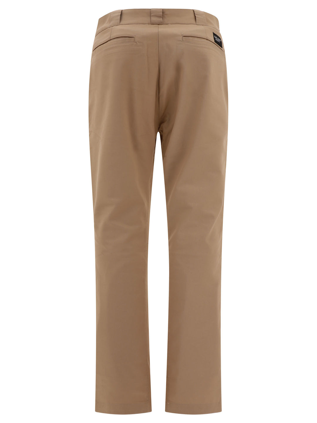 Flared Chino Trousers Beige