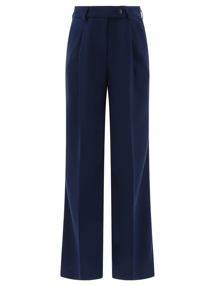 Tailored  With Pressed Crease Trousers Blue