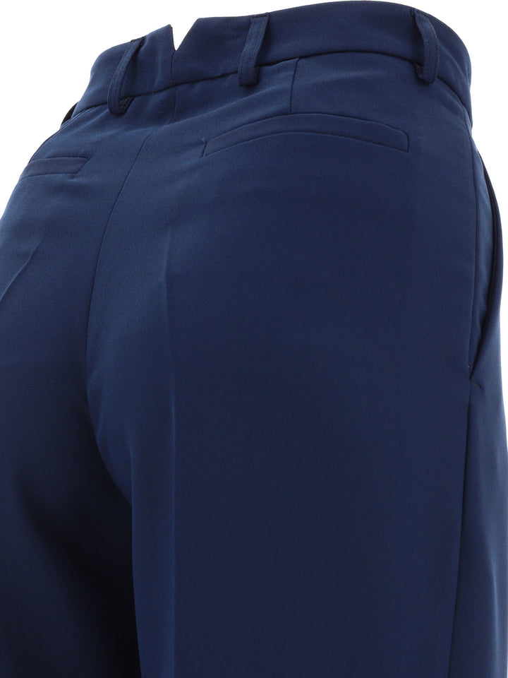 Tailored  With Pressed Crease Trousers Blue