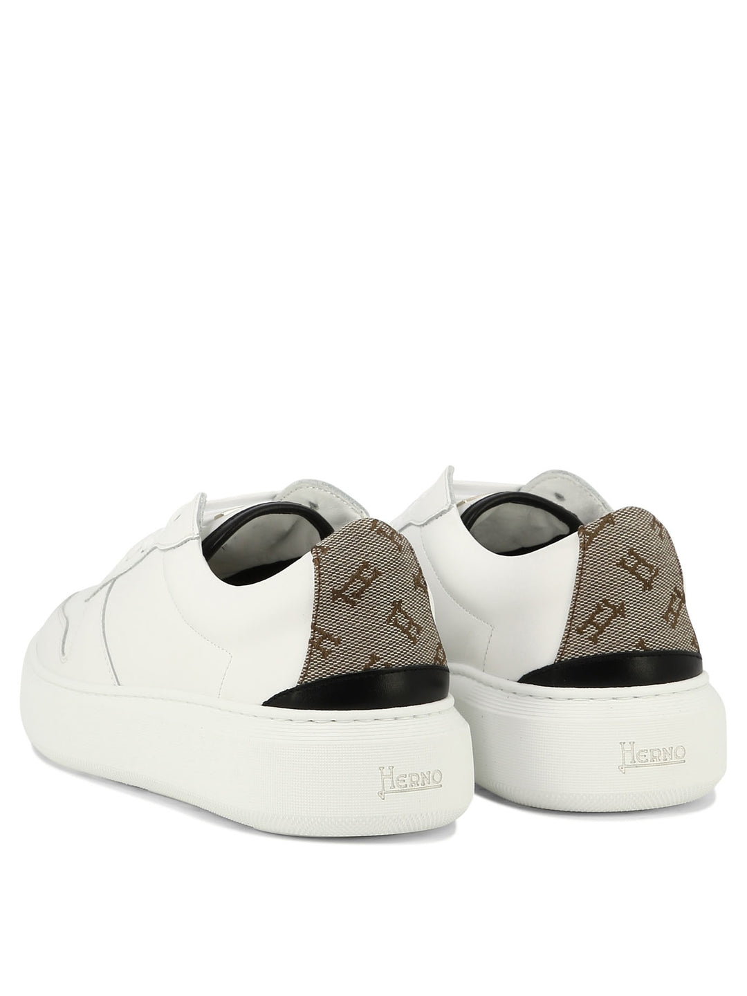 Sneakers With Monogram Sneakers & Slip-On White