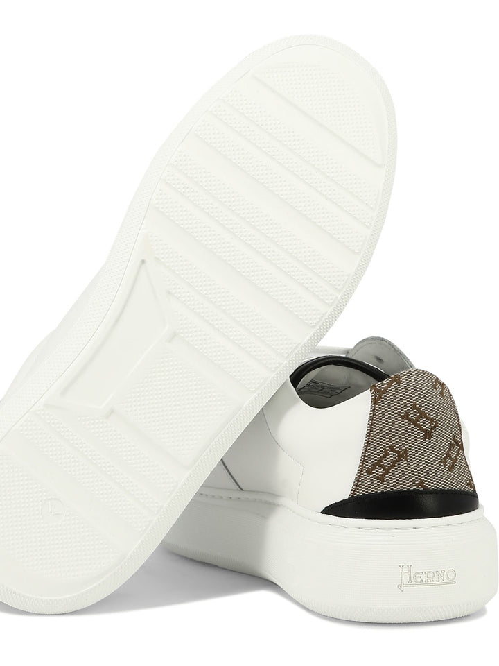 Sneakers With Monogram Sneakers & Slip-On White