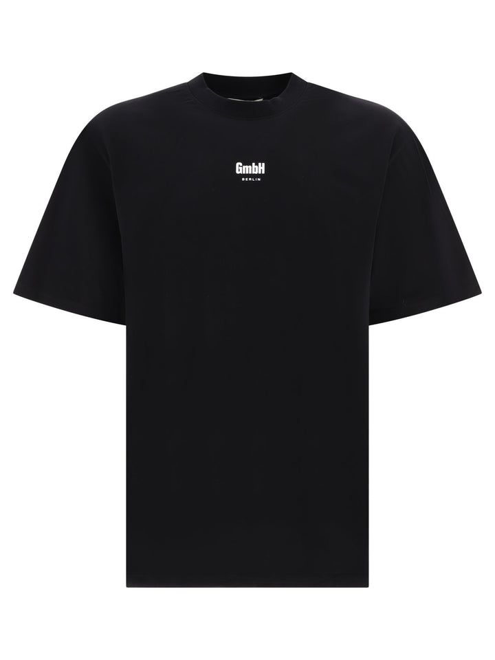 T-Shirt With Logo Print T-Shirts Black