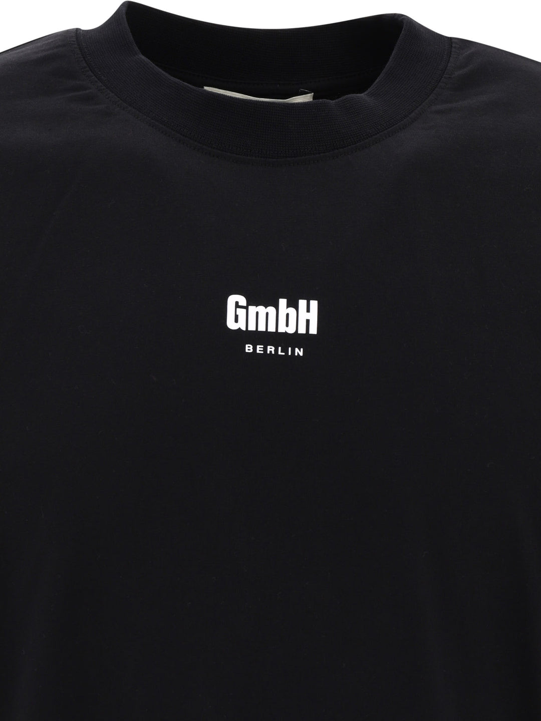 T-Shirt With Logo Print T-Shirts Black