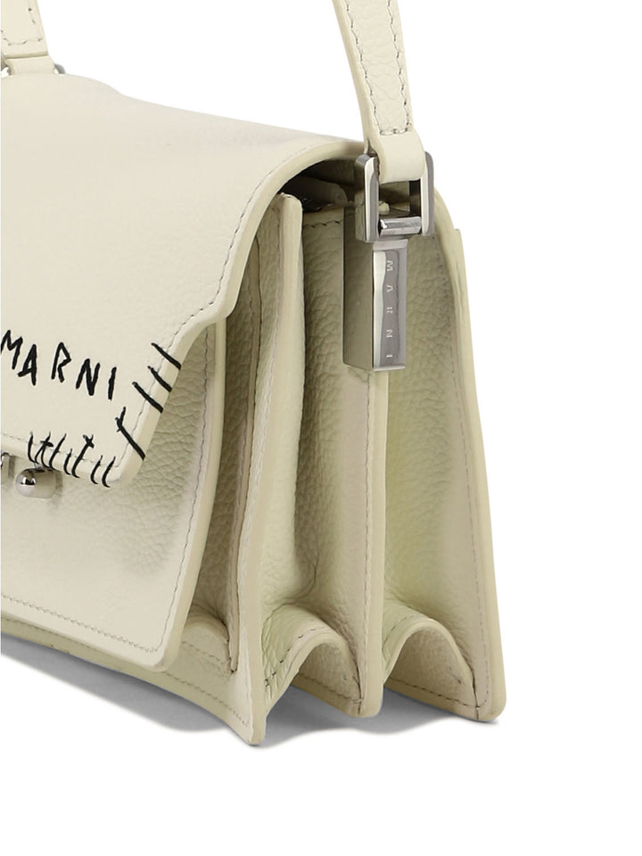 Trunk Crossbody Bags White