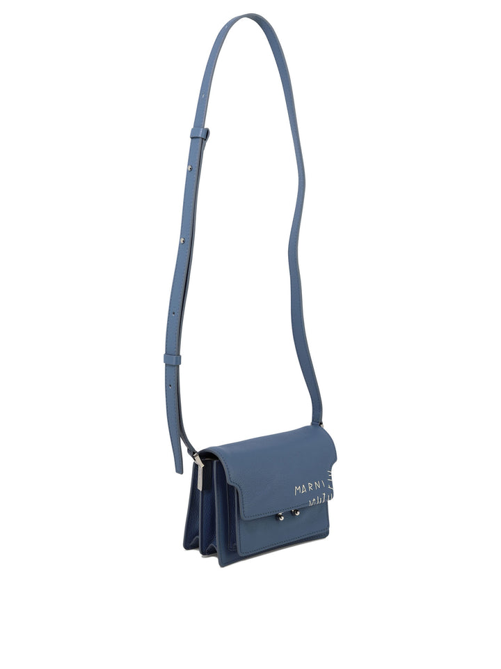 Trunk Crossbody Bags Light Blue