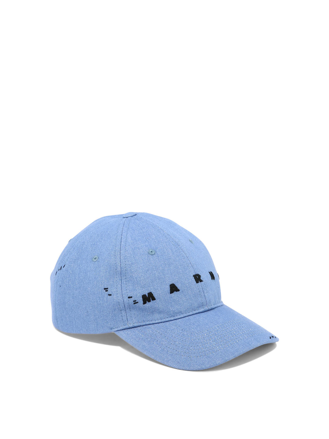 Embroidered Cap Hats Light Blue