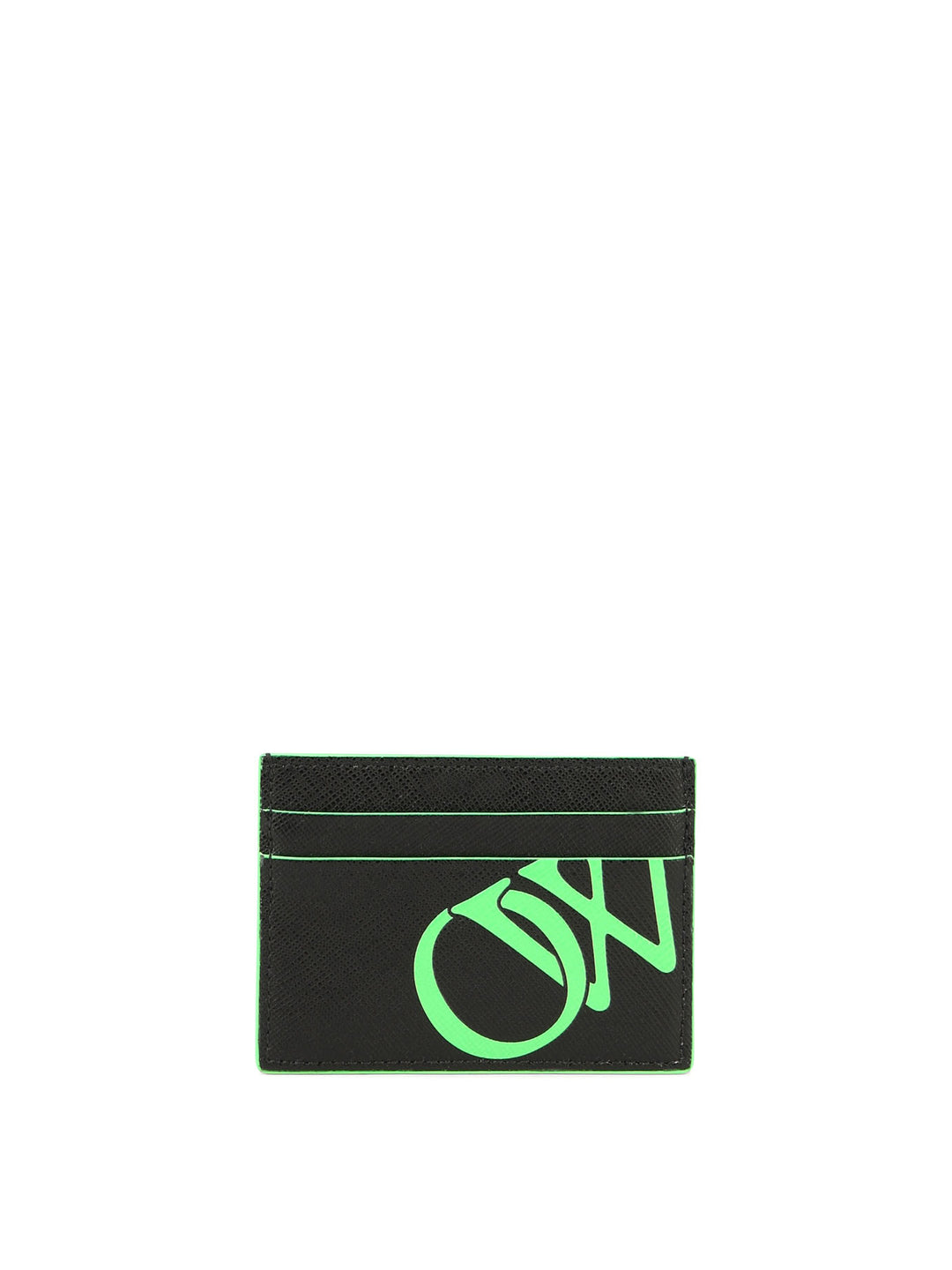 Ow Print Wallets & Card Holders Black