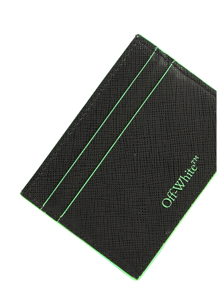 Ow Print Wallets & Card Holders Black