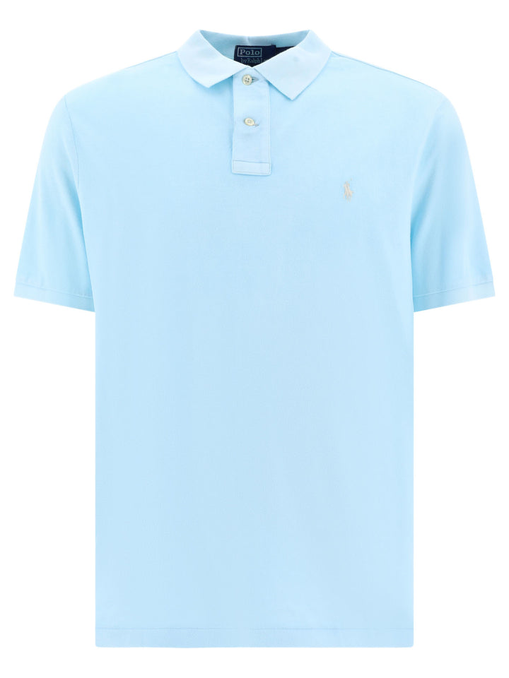 Pony Polo Shirts Light Blue