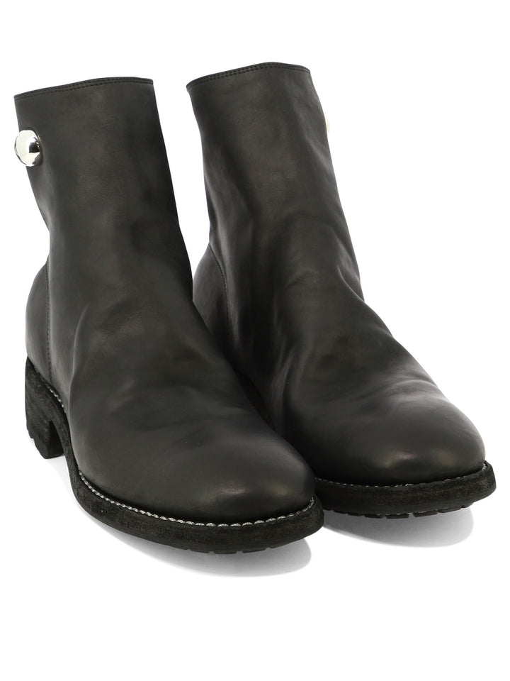 Undercover X Guidi Ankle Boots Black