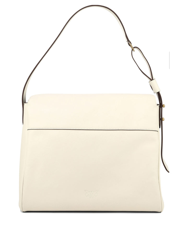 Big Leaf Shoulder Bags White