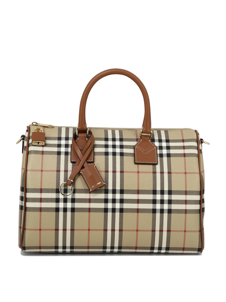 Bowling Medium Handbags Beige