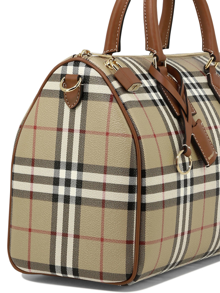 Bowling Medium Handbags Beige