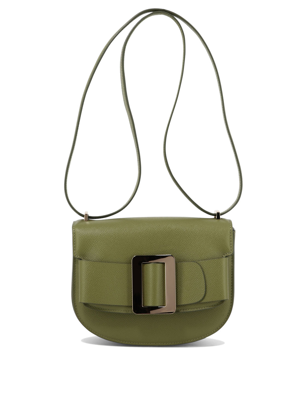 Buckle Saddle Crossbody Bags Green