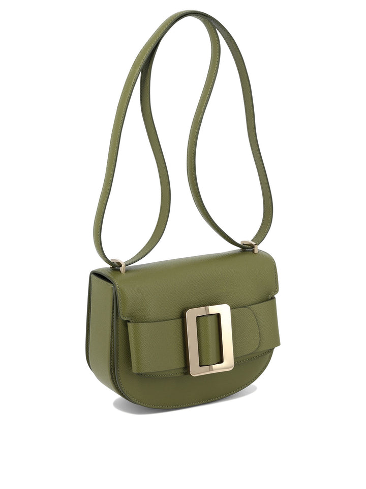 Buckle Saddle Crossbody Bags Green