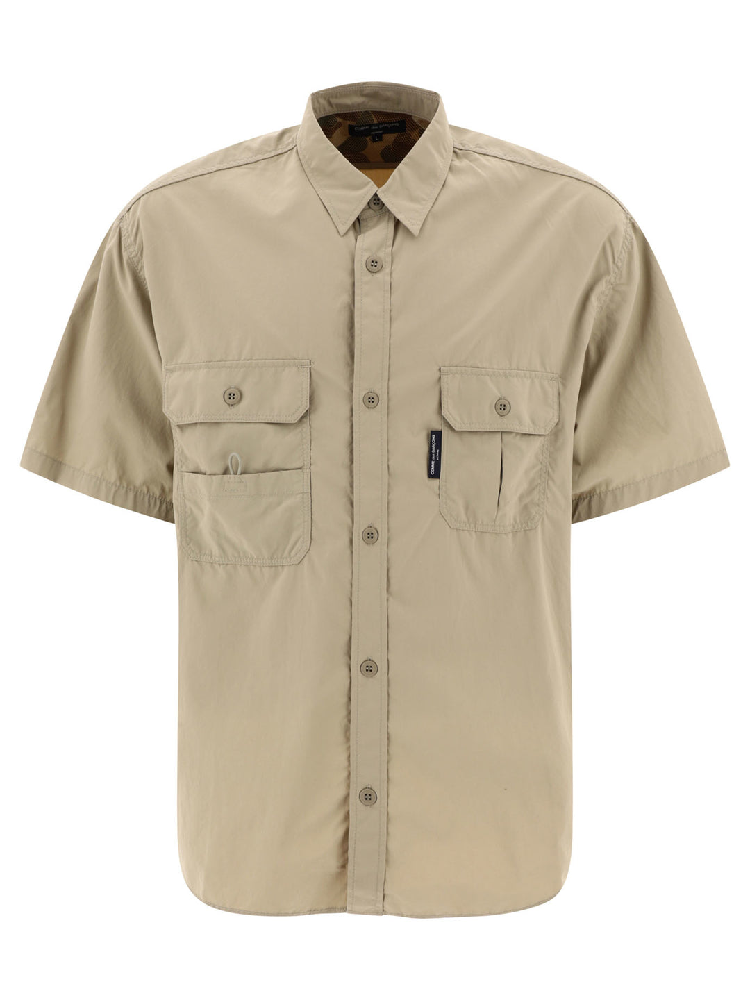 Cargo-Style Shirt Shirts Beige